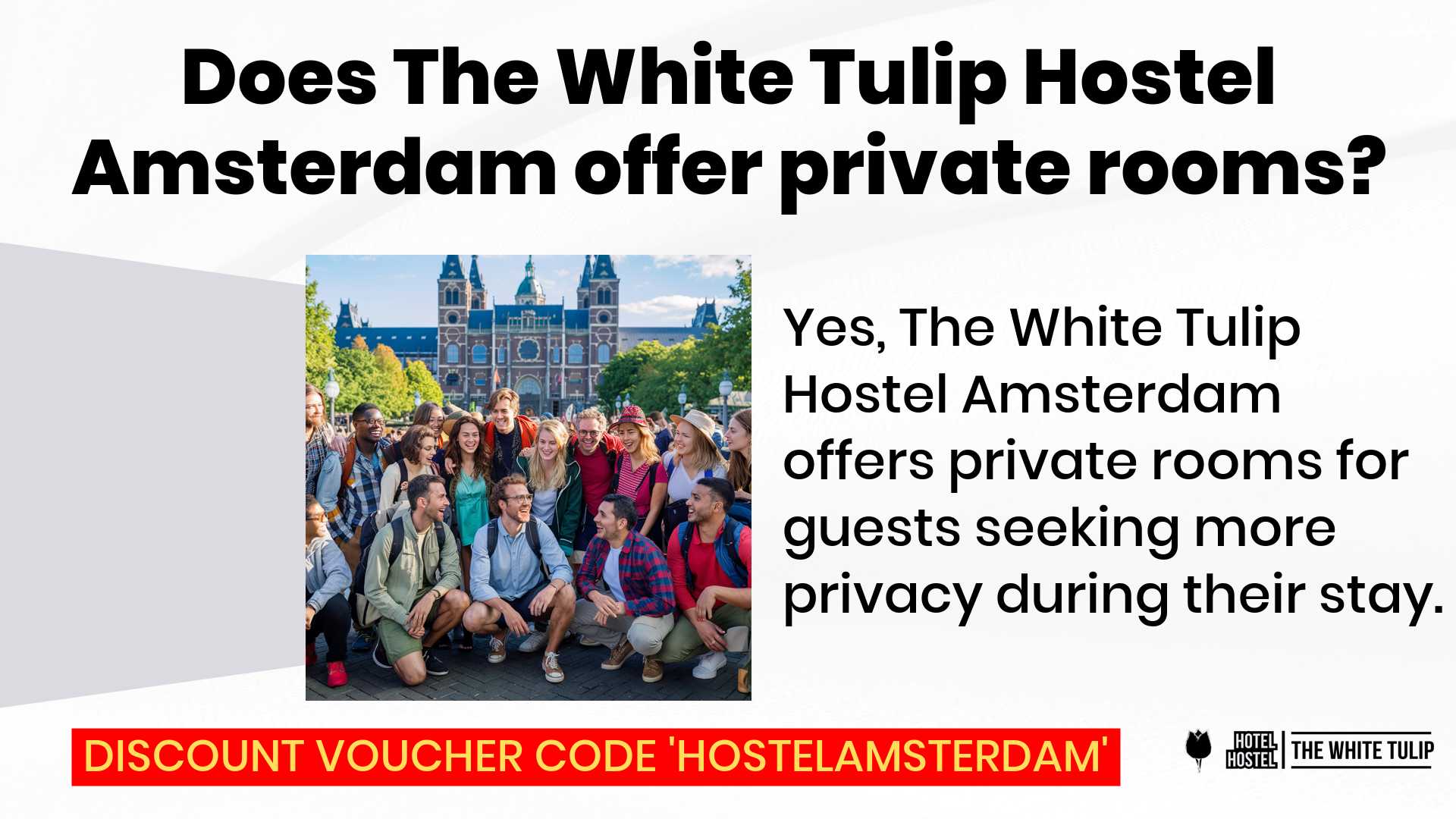 Private Rooms at White Tulip Hostel Amsterdam