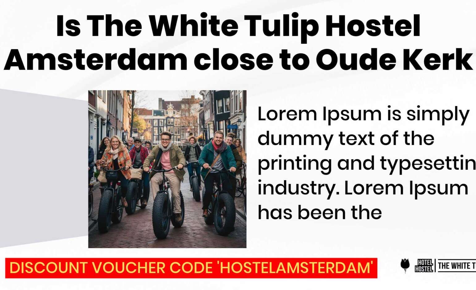Is The White Tulip Hostel Amsterdam close to Oude Kerk